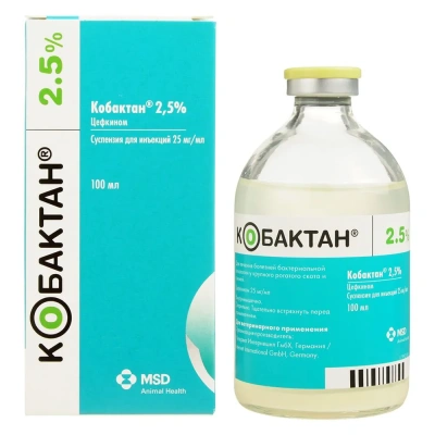 Кобактан MSD (Интервет) 2,5% 100мл (ЛИЦЕНЗИЯ) фото