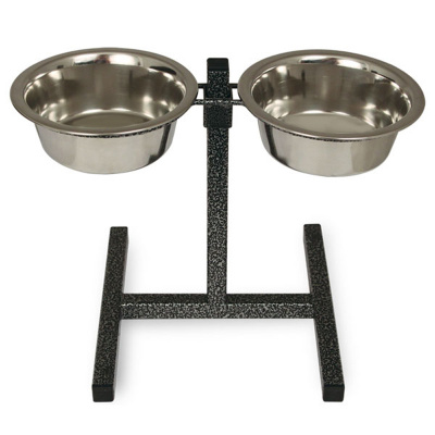 Комплект (Triol) стойка с мисками, 2*0,40л Комплект (Triol) стойка с мисками, 2*0,40л