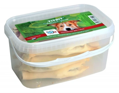 TiTBiT 3,3л лакомство нога баранья - банка пластиковая TiTBiT 3,3л лакомство нога баранья - банка пластиковая