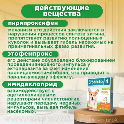 Protecto Neoterica капли для собак 10-25КГ 2ШТ P303(ЛИЦЕНЗИЯ)  фото