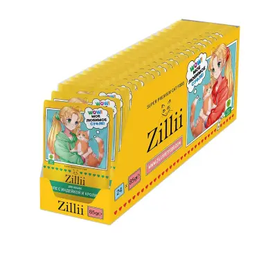 ZILLII (Зилли) Cat 0,085кг индейка кролик суфле для кошек (356145) фото