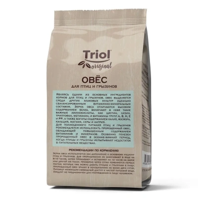 Triol 0,45кг корм для птиц и грызунов Овес фото Triol 0,45кг корм для птиц и грызунов Овес фото