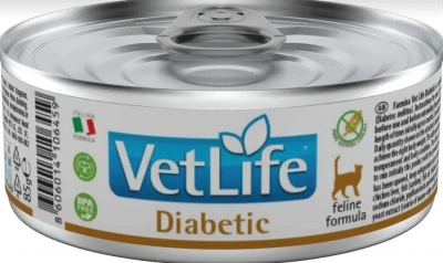 Farmina Vet Life Cat Diabetic 0,085кг паштет для кошек при диабете 1313 (106459) фото  Farmina Vet Life Cat Diabetic 0,085кг паштет для кошек при диабете 1313 (106459) фото