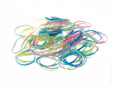 Резинки (V.I.Pet) RD1512 латексные для шерсти (для папильоток) 15 мм / 12 шт. RD1512