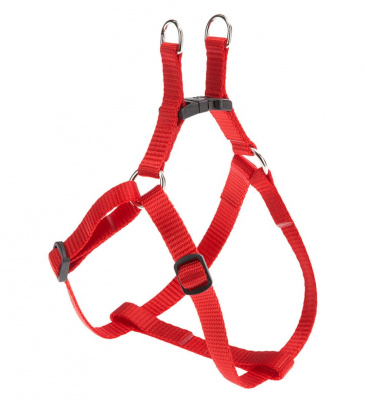 Шлейка (Ferplast) Easy нейлон, 15мм*42-60см красная фото