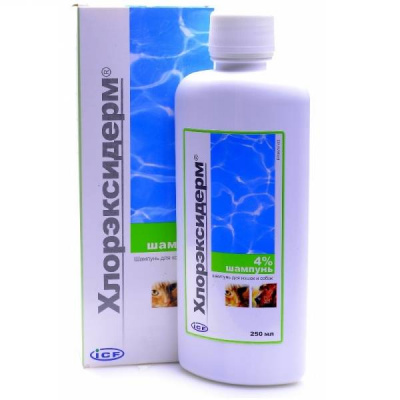 Хлорэксидерм шампунь 4%  250мл (ЛИЦЕНЗИЯ) фото