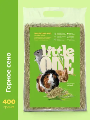 Сено (Little One) Горное непрессованное 0,4кг для грызунов