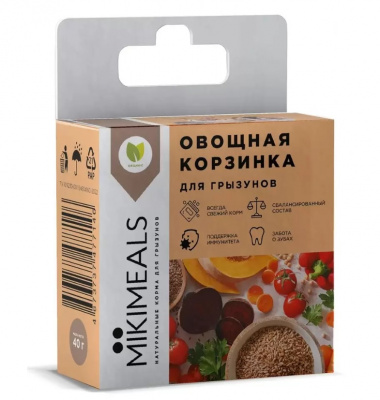Микимилс (Mikimeals) 0,04кг Корзина овощная для грызунов фото