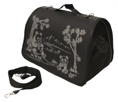 Сумка-переноска (Догман) Лира №2 панда черный (40*25*24) Сумка-переноска (Догман) Лира №2 панда черный (40*25*24)