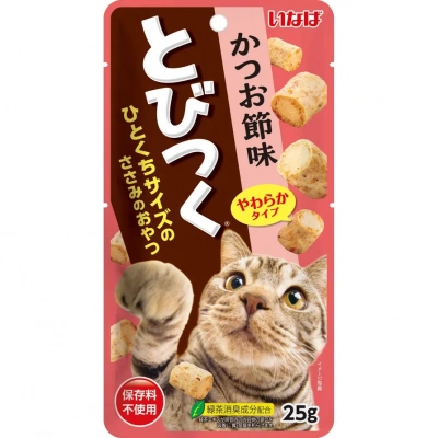 Inaba Tobitsuku 0,025кг со вкусом кацуобуси лакомство для кошек Inaba Tobitsuku 0,025кг со вкусом кацуобуси лакомство для кошек фото