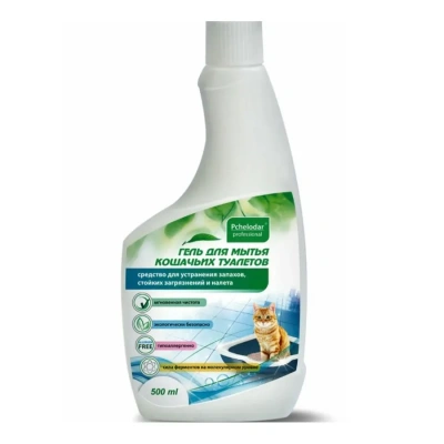 Гель (Пчелодар) для мытья кошачьих туалетов, 500мл фото